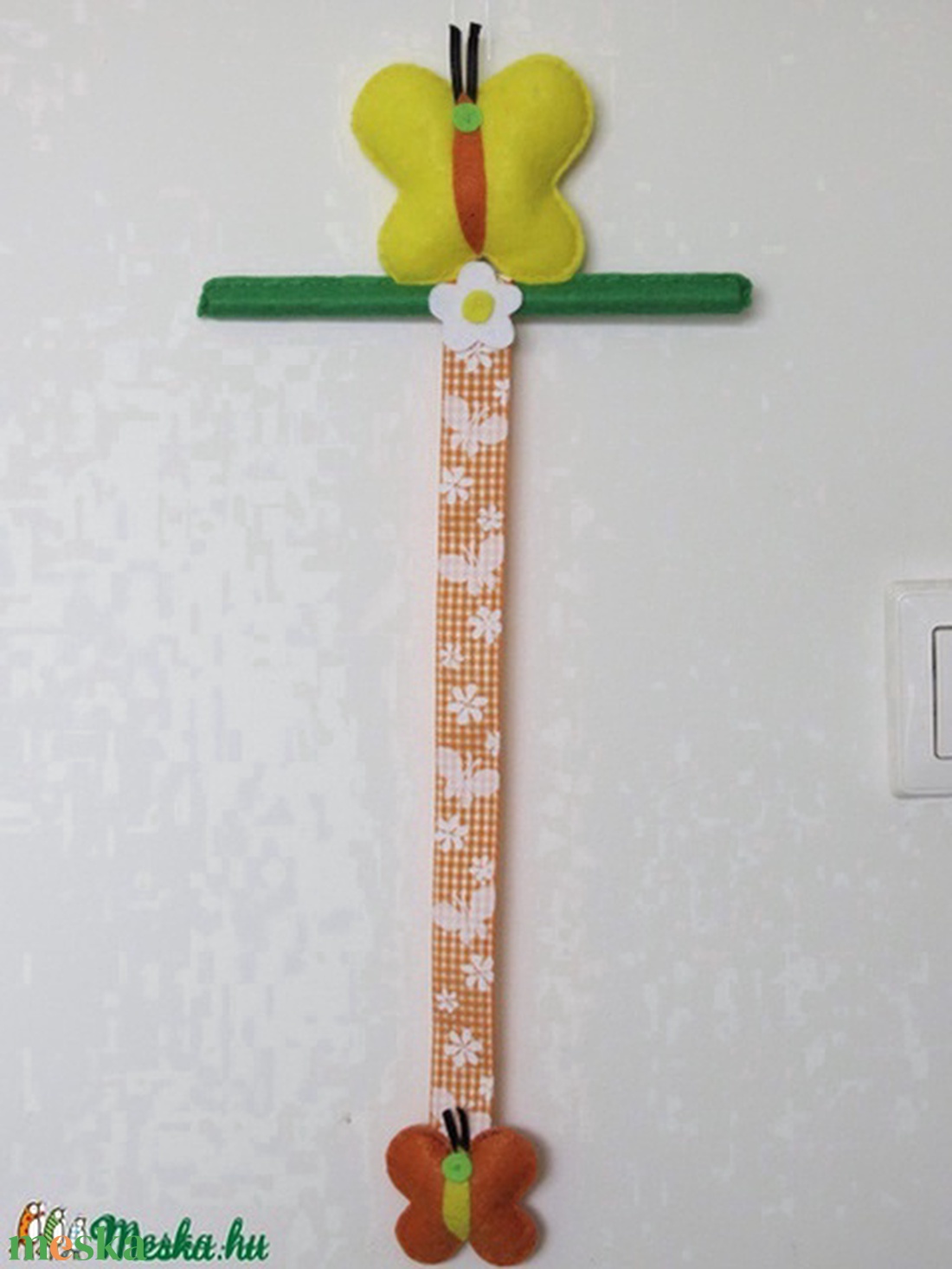 Hajcsattartó - lepkés - ékszer - ékszertartó - fali ékszertartó - Meska.hu