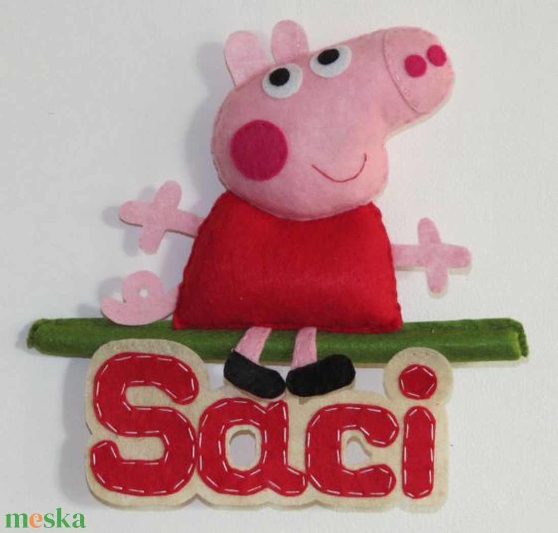 Peppa malac névtábla - otthon & életmód - dekoráció - fali és függő dekoráció - betű & név - Meska.hu Peppa malac névtábla - otthon & életmód - dekoráció - fali és függő dekoráció - betű & név - Meska.hu