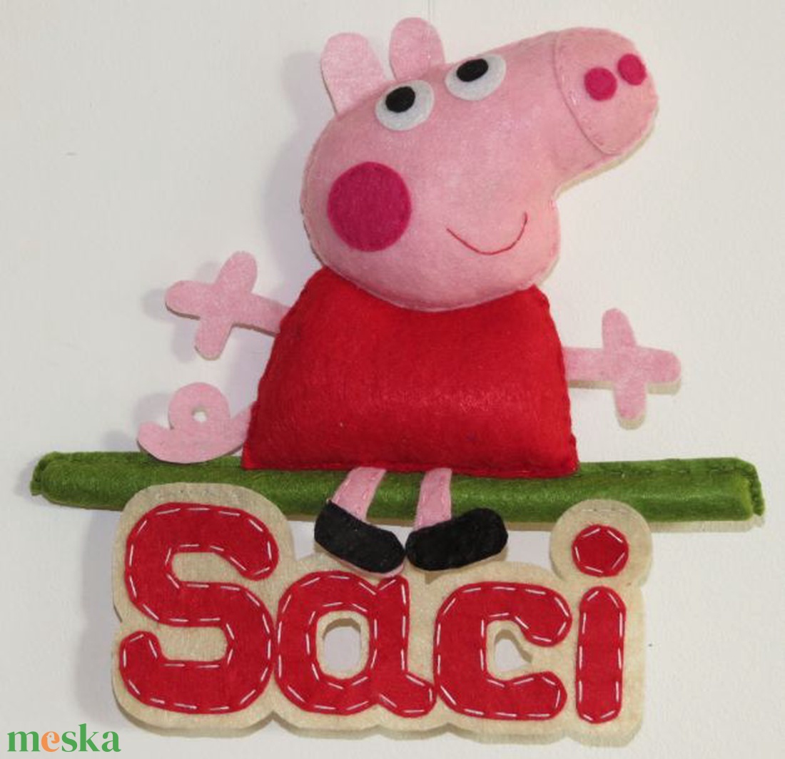 Peppa malac névtábla - otthon & életmód - dekoráció - fali és függő dekoráció - betű & név - Meska.hu Peppa malac névtábla - otthon & életmód - dekoráció - fali és függő dekoráció - betű & név - Meska.hu