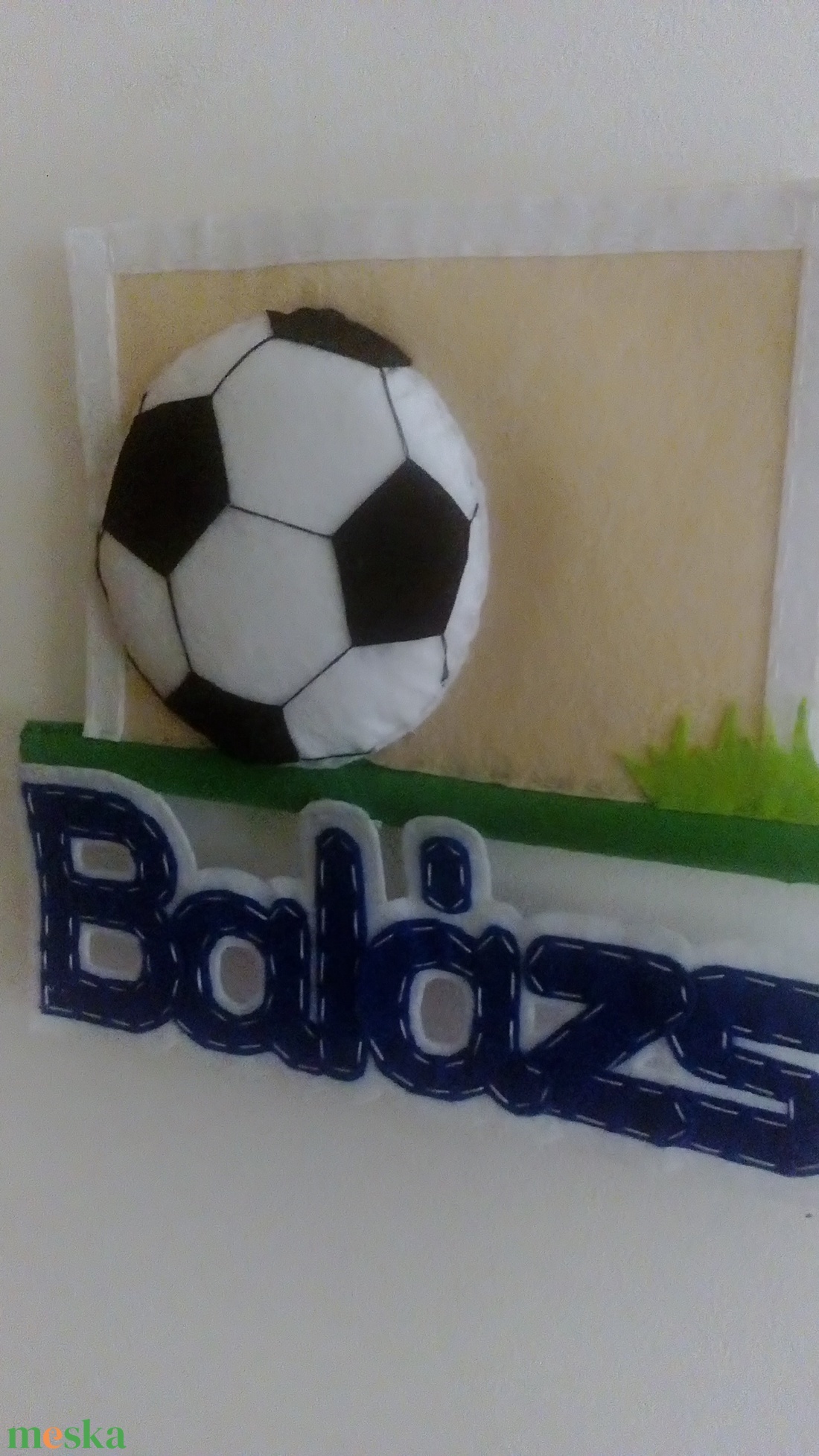 Focilabda névtábla - otthon & lakás - babaszoba, gyerekszoba - gyerek névtábla - Meska.hu Focilabda névtábla - otthon & lakás - babaszoba, gyerekszoba - gyerek névtábla - Meska.hu