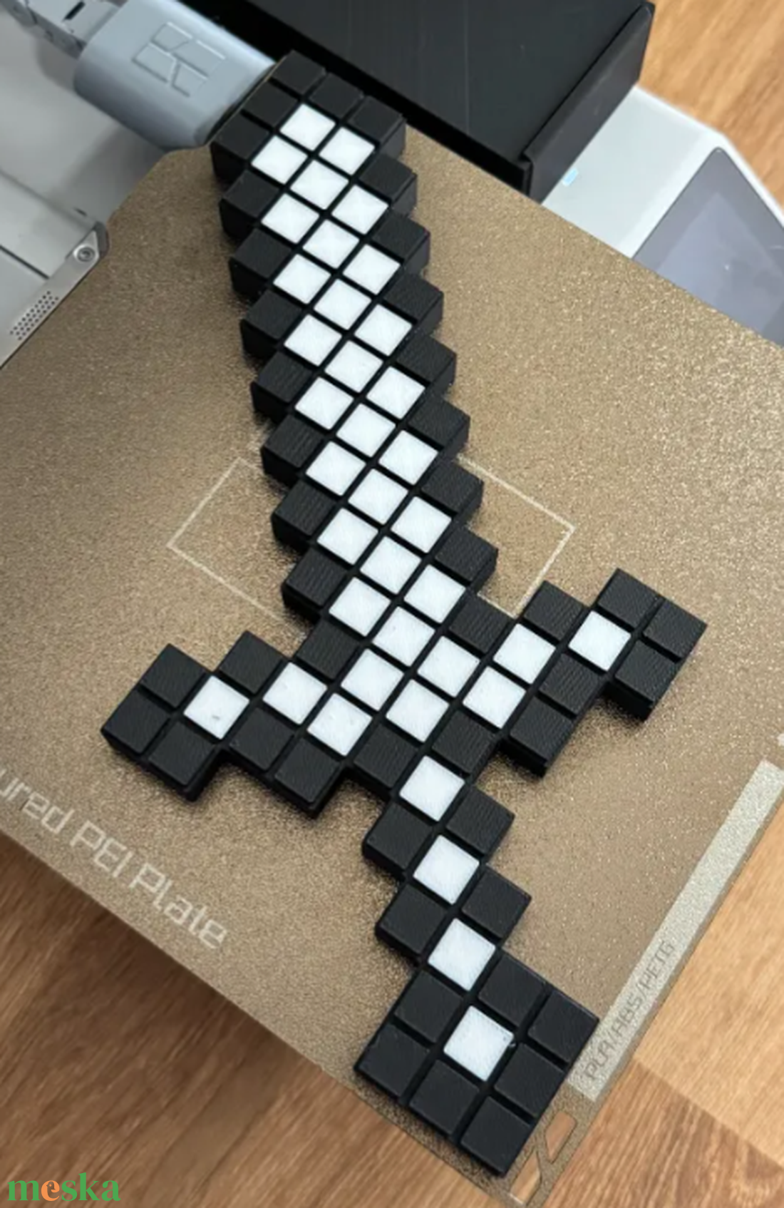 Pixeles Kard  Minecraft inspirált - otthon & életmód - dekoráció - dísztárgy - Meska.hu