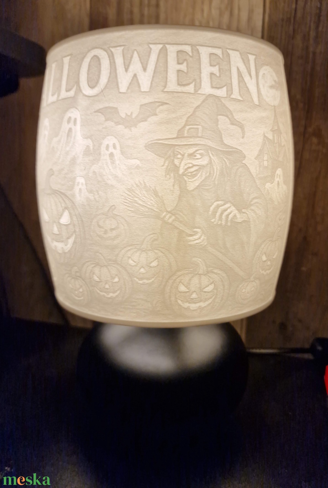 Halloween litofán lámpa  Ikea alapokon - otthon & életmód - lámpa - asztali lámpa - Meska.hu Halloween litofán lámpa  Ikea alapokon - otthon & életmód - lámpa - asztali lámpa - Meska.hu