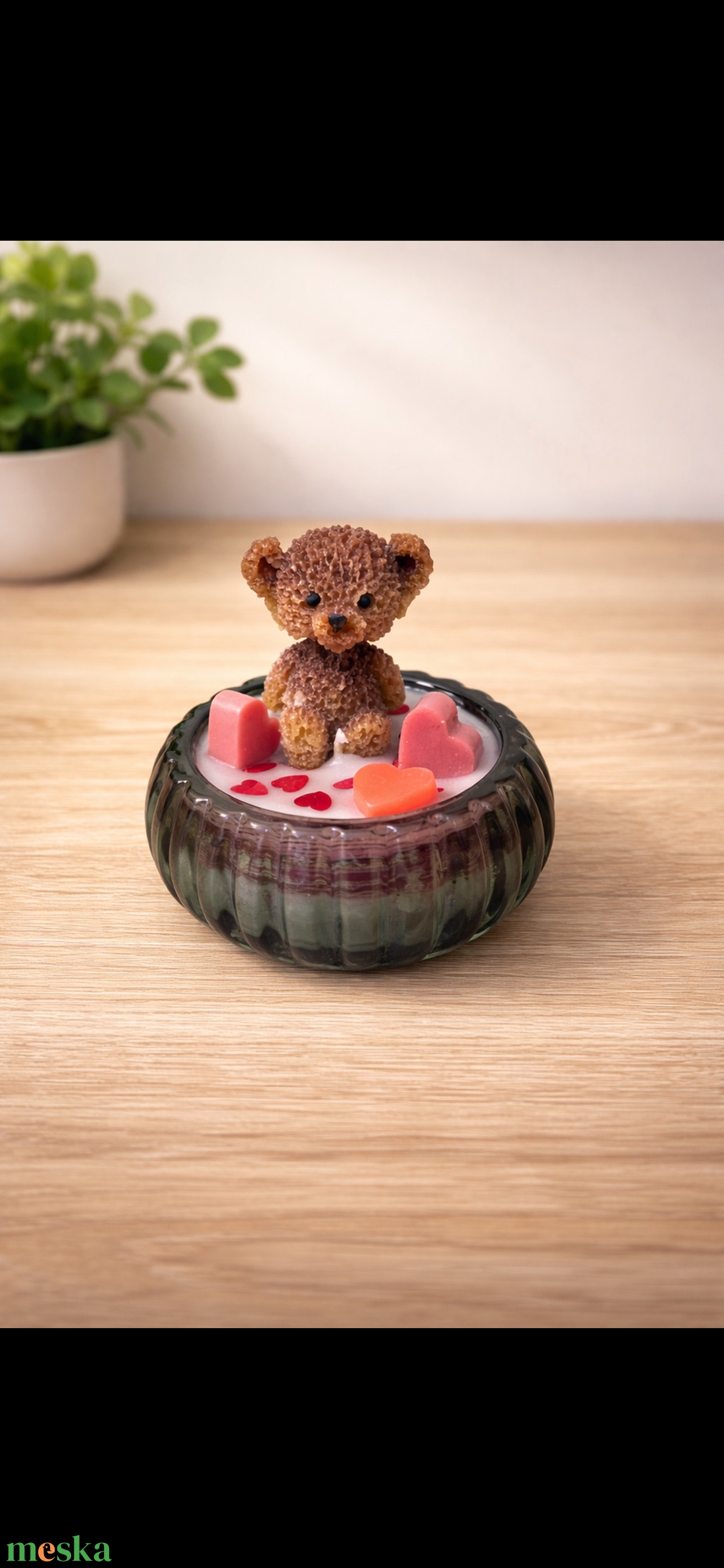 Cuki macis díszgyertya / dekoráció � - otthon & életmód - gyertya, illat, aroma - gyertya - Meska.hu