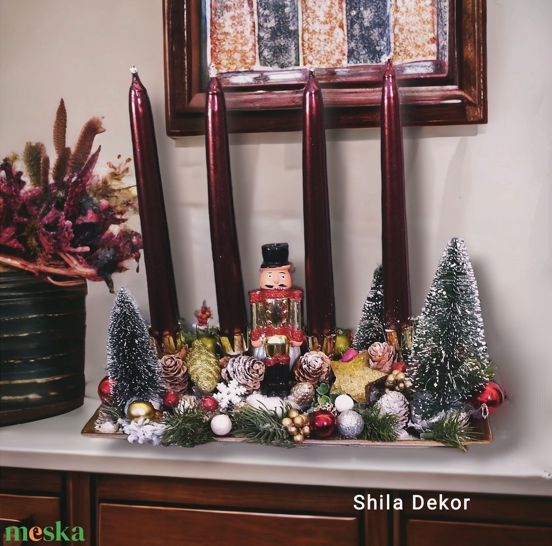Diótörő adventi asztaldísz - karácsony - adventi díszek - adventi koszorú - Meska.hu Diótörő adventi asztaldísz - karácsony - adventi díszek - adventi koszorú - Meska.hu