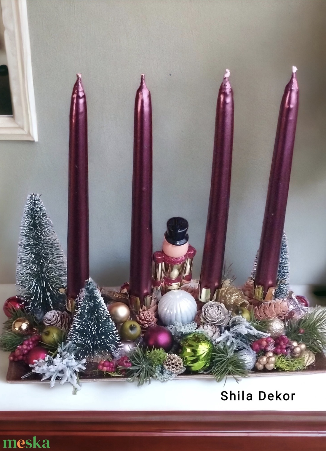 Diótörő adventi asztaldísz - karácsony - adventi díszek - adventi koszorú - Meska.hu Diótörő adventi asztaldísz - karácsony - adventi díszek - adventi koszorú - Meska.hu