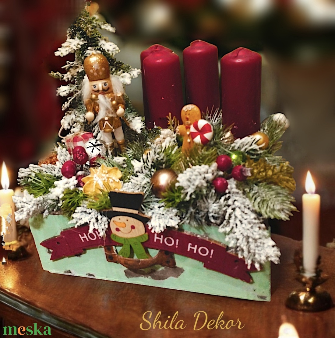 Diótörős adventi ládikában - karácsony - adventi díszek - adventi koszorú - Meska.hu Diótörős adventi ládikában - karácsony - adventi díszek - adventi koszorú - Meska.hu