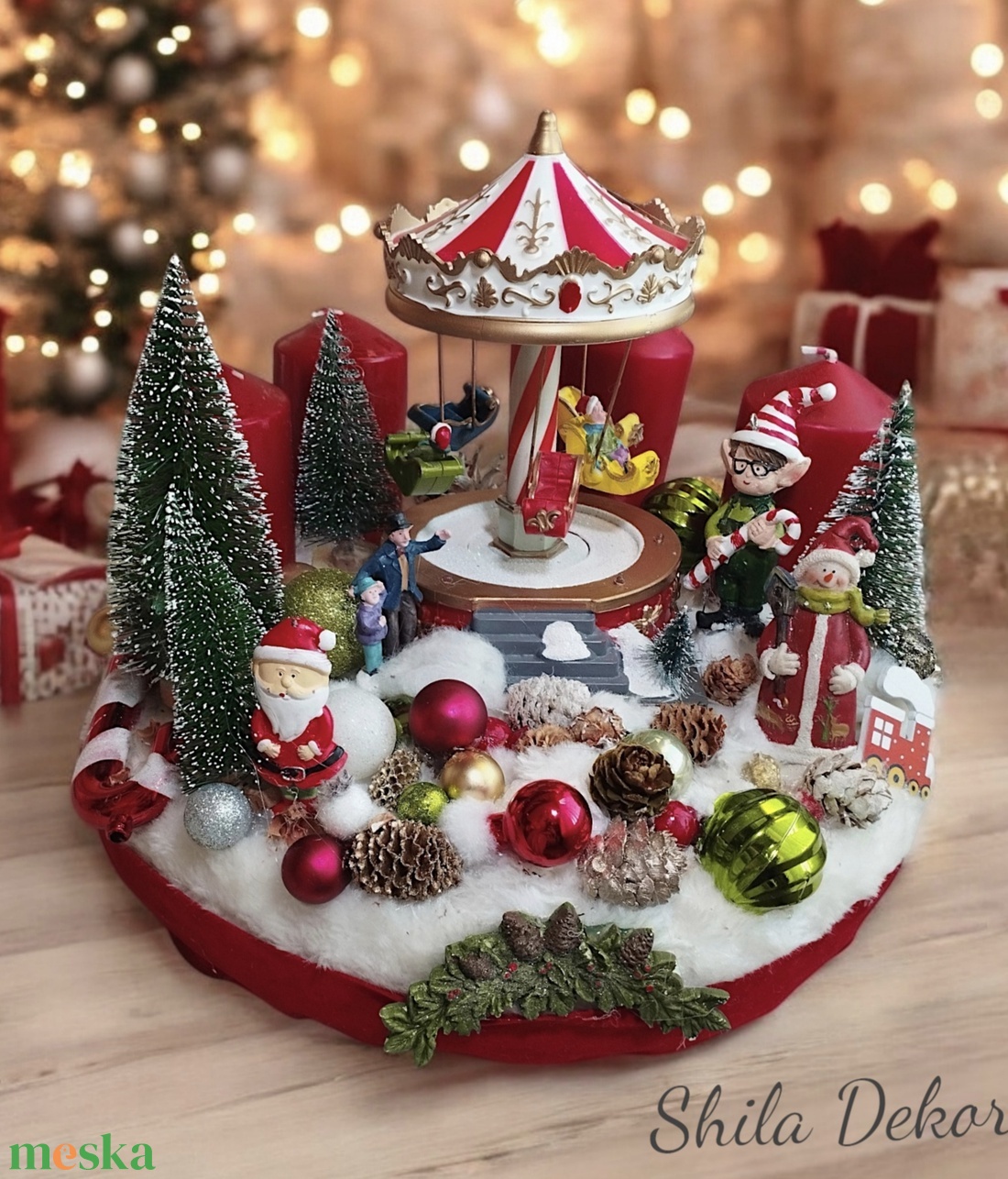 Ledes körhintás adventi koszorú - karácsony - adventi díszek - adventi koszorú - Meska.hu Ledes körhintás adventi koszorú - karácsony - adventi díszek - adventi koszorú - Meska.hu