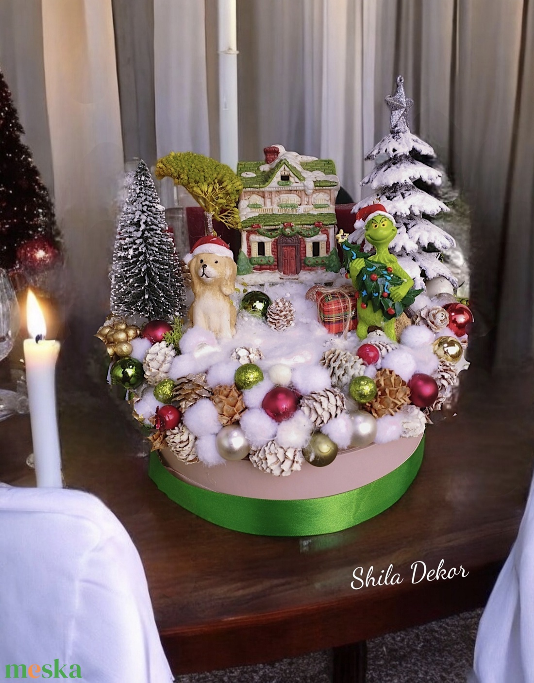 Grincs adventi koszorú - karácsony - adventi díszek - adventi koszorú - Meska.hu Grincs adventi koszorú - karácsony - adventi díszek - adventi koszorú - Meska.hu