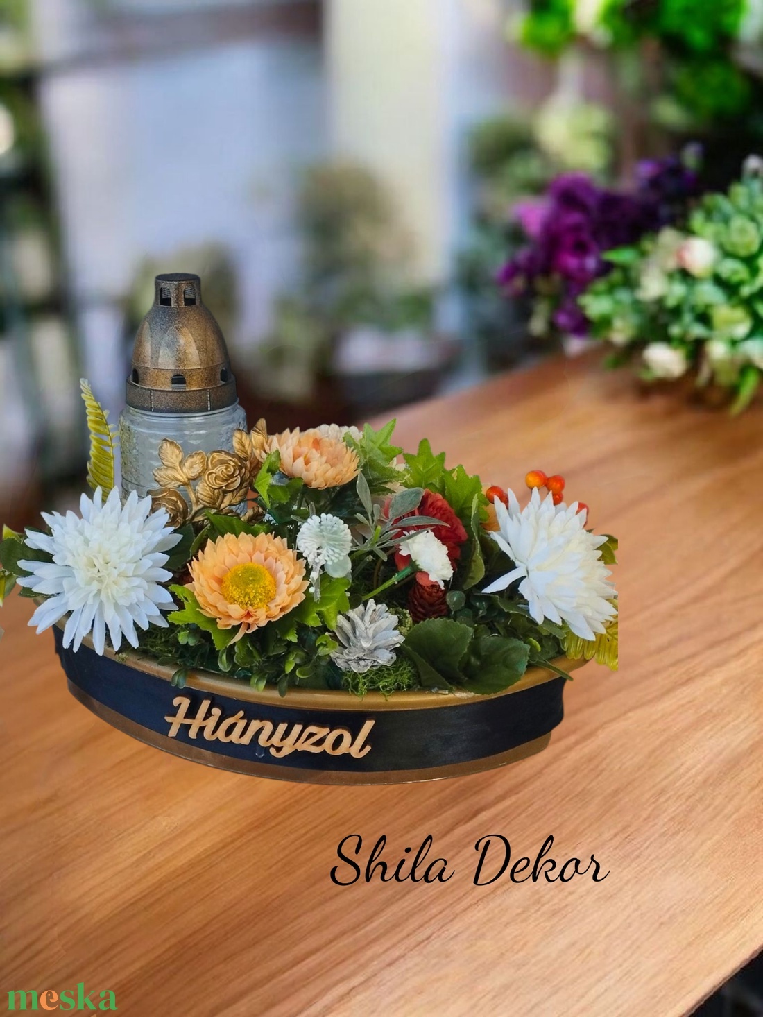 Sírdísz hiányzol felirattal - otthon & életmód - vallás - temetkezési tárgy - sírdísz, kegyeleti dísz - Meska.hu Sírdísz hiányzol felirattal - otthon & életmód - vallás - temetkezési tárgy - sírdísz, kegyeleti dísz - Meska.hu