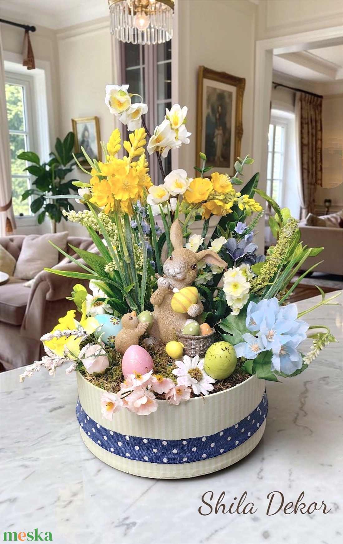 Húsvéti asztaldísz  - ünnepi díszek, dekorációk - húsvéti díszek és dekorációk - húsvéti asztaldíszek - Meska.hu