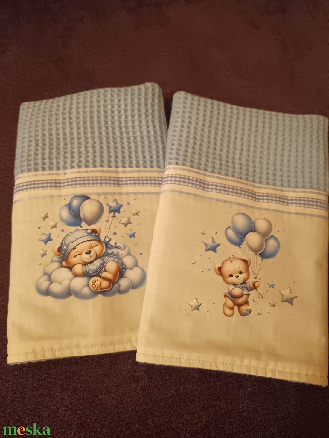 2 darabos  óvodai törölköző  - játék & sport - ovis felszerelés - tisztasági csomag - Meska.hu