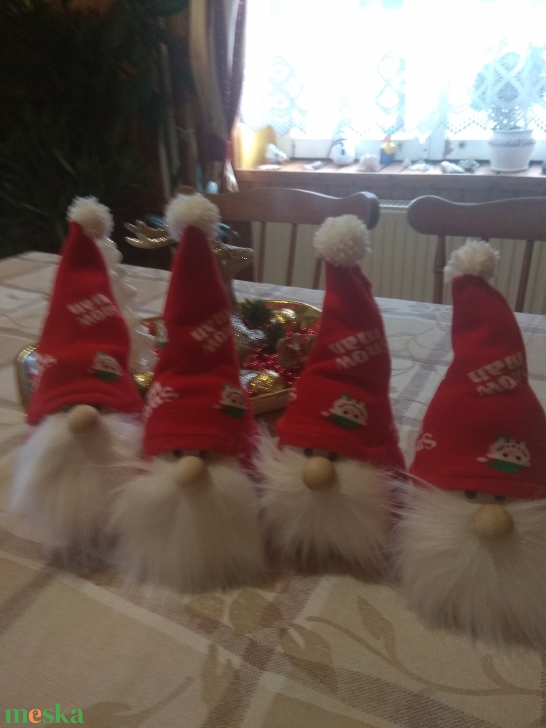 Mikulás manó  - karácsony - karácsonyi lakásdekoráció - karácsonyi manók, figurák - Meska.hu