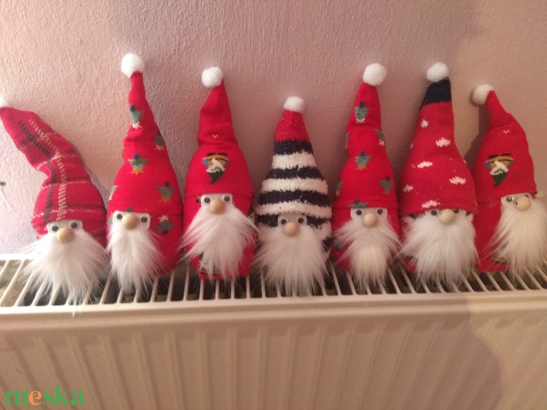 Mikulás manó  - karácsony - karácsonyi lakásdekoráció - karácsonyi manók, figurák - Meska.hu