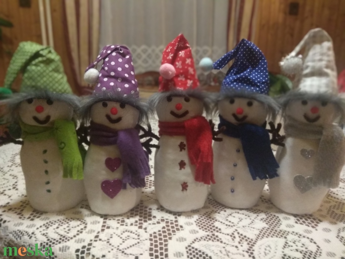 Hóember  - karácsony - karácsonyi lakásdekoráció - karácsonyi manók, figurák - Meska.hu