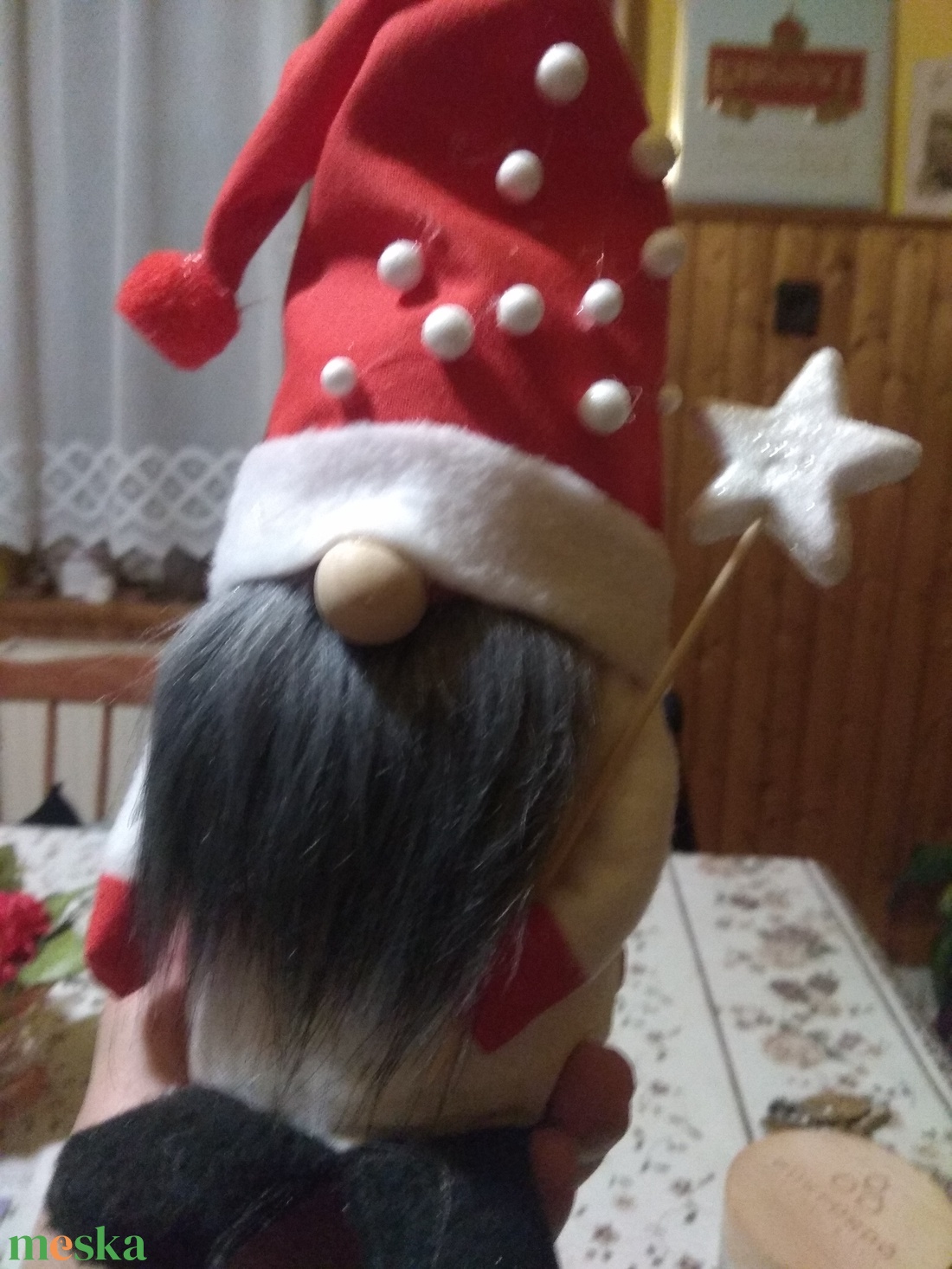 Karácsonyi manó  - karácsony - karácsonyi lakásdekoráció - karácsonyi manók, figurák - Meska.hu