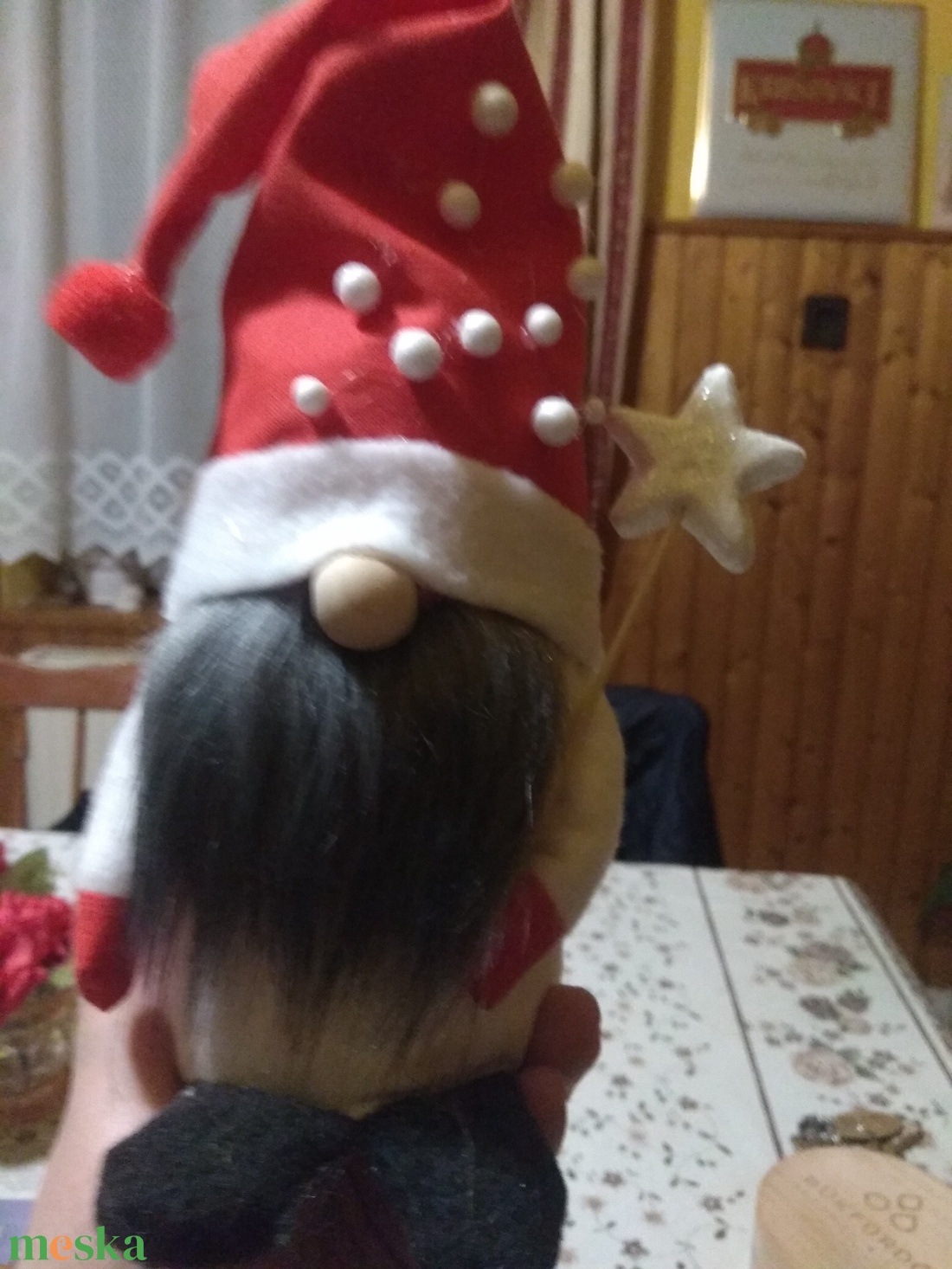 Karácsonyi manó  - karácsony - karácsonyi lakásdekoráció - karácsonyi manók, figurák - Meska.hu