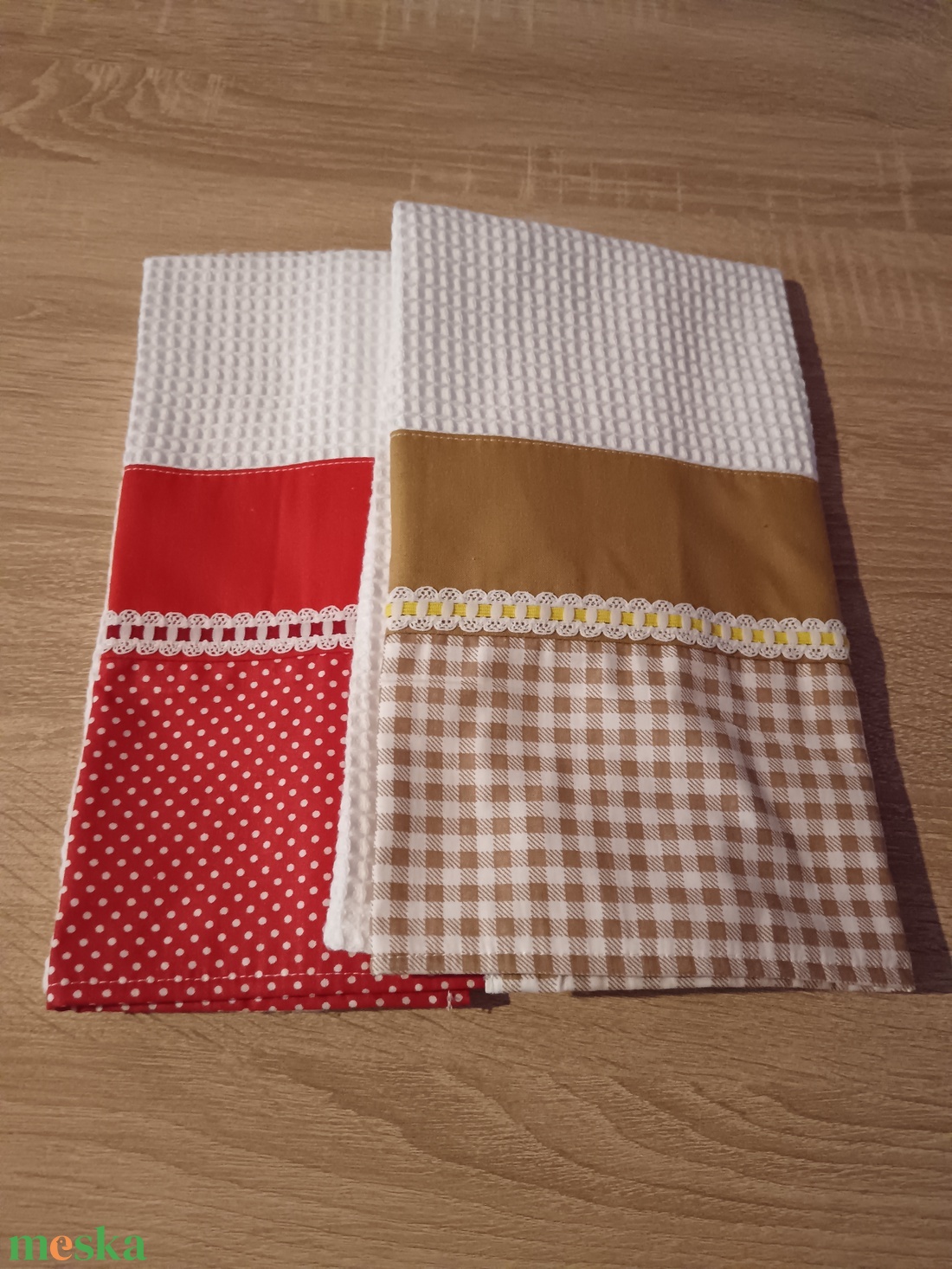 2 részes konyhai kéztörlő  - otthon & életmód - konyhafelszerelés, tálalás - konyhai textil - konyharuha & törlőkendő - Meska.hu