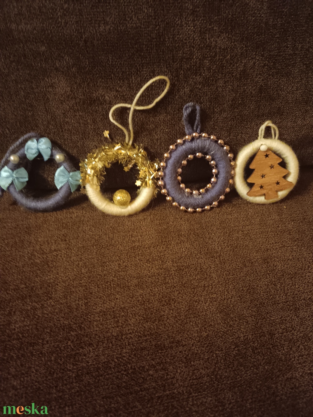 Karácsonyfa díszek manókkal - karácsony - karácsonyi lakásdekoráció - karácsonyfadíszek - Meska.hu