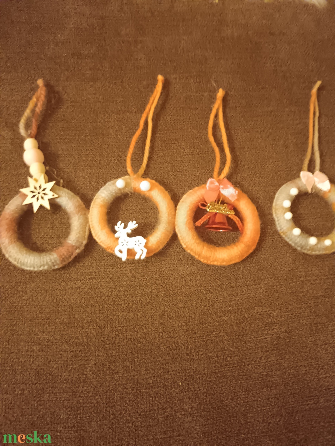 Karácsonyfa díszek manókkal  - karácsony - karácsonyi lakásdekoráció - karácsonyfadíszek - Meska.hu