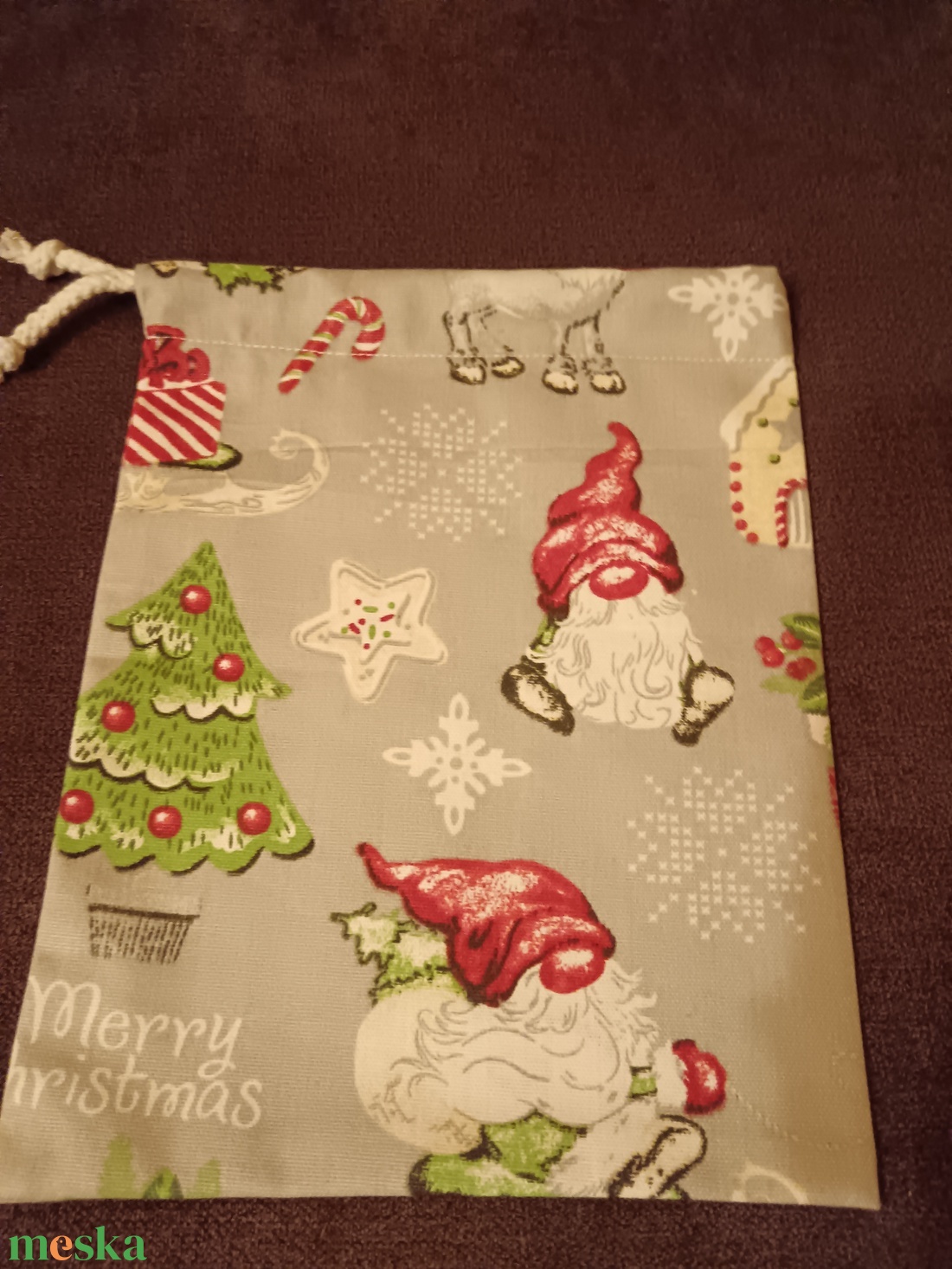 Mikulás zsák  - karácsony - mikulás - mikulás zsák - Meska.hu