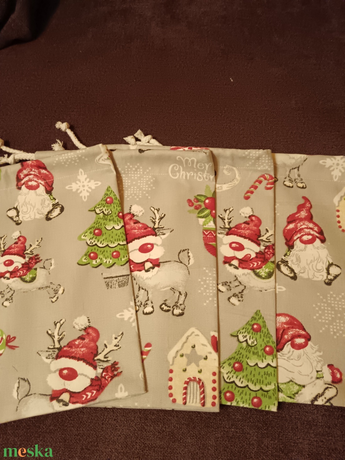 Mikulás zsák  - karácsony - mikulás - mikulás zsák - Meska.hu