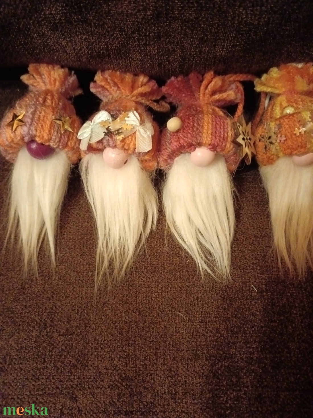 Karácsonyi manó  - karácsony - karácsonyi lakásdekoráció - karácsonyfadíszek - Meska.hu