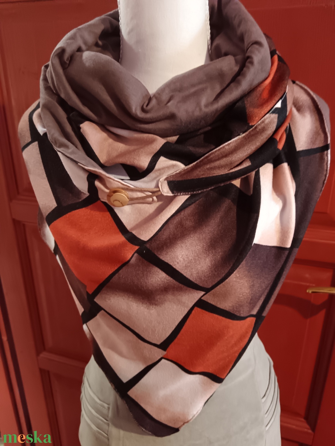 Kendő sál  - ruha & divat - sál, sapka, kendő - fejpánt - Meska.hu