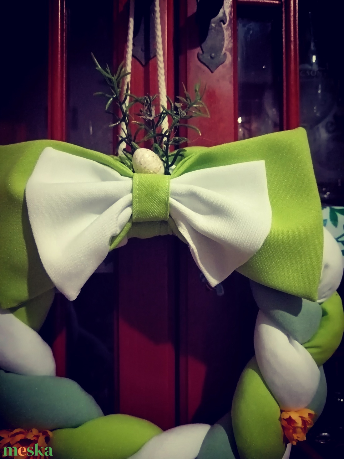 Húsvéti kopogtató  - ünnepi díszek, dekorációk - húsvéti díszek és dekorációk - húsvéti ajtódísz, kopogtató - Meska.hu