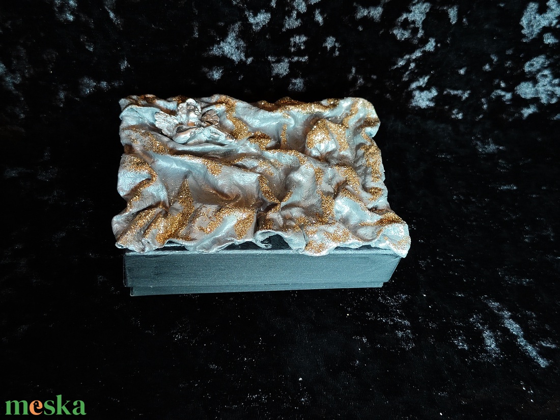 Angyalkás ajándékdoboz - otthon & életmód - dekoráció - asztal és polc dekoráció - díszdoboz - Meska.hu