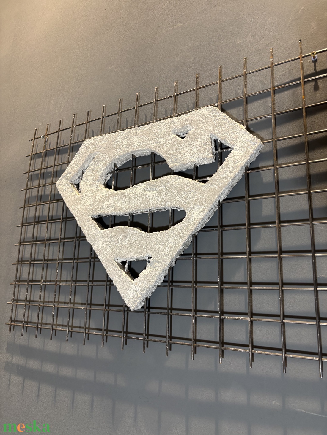 Superman logo beton fali dekoráció - otthon & életmód - dekoráció - fali és függő dekoráció - falra akasztható dekor - Meska.hu Superman logo beton fali dekoráció - otthon & életmód - dekoráció - fali és függő dekoráció - falra akasztható dekor - Meska.hu
