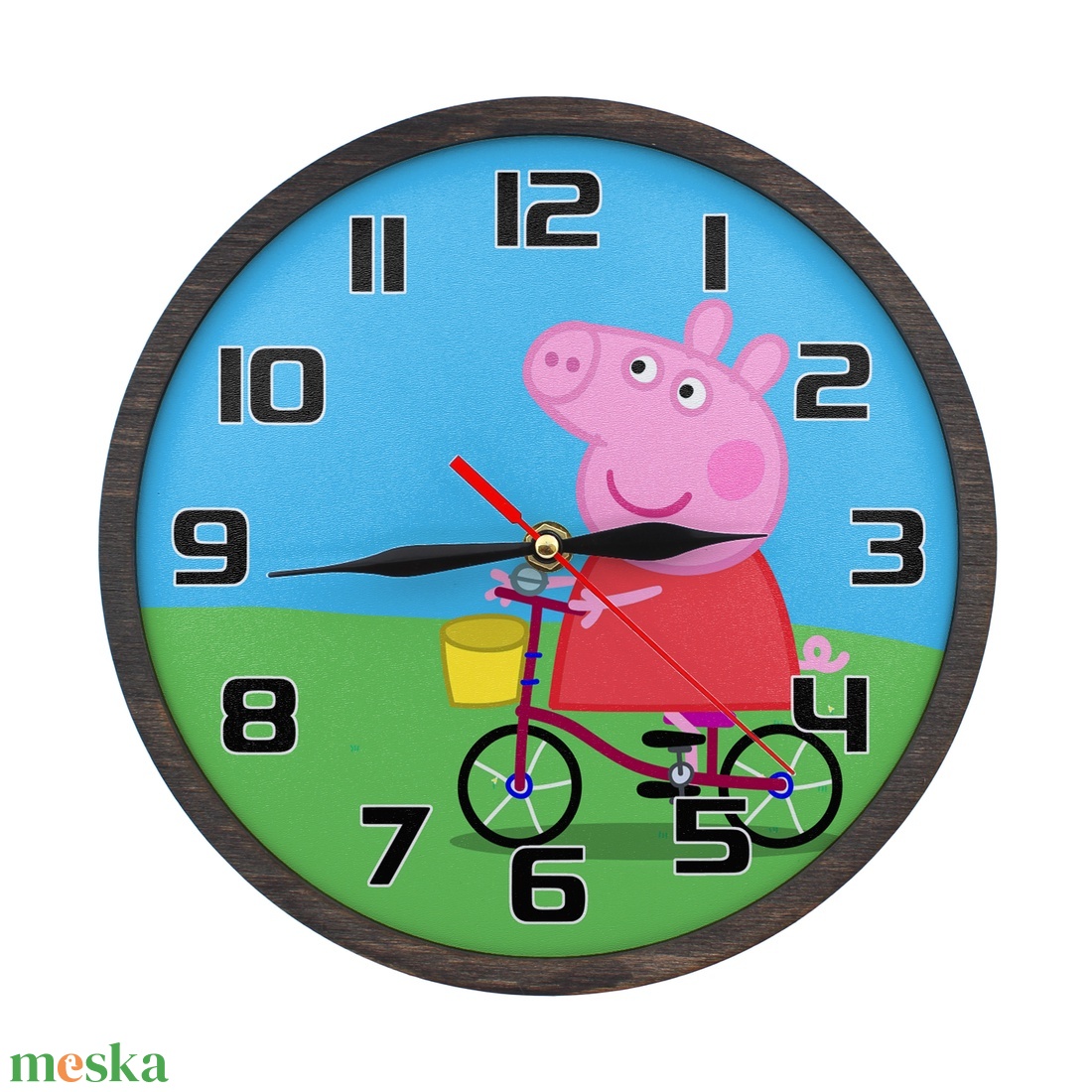 Dekoratív falióra - Peppa malac - otthon & életmód - dekoráció - fali és függő dekoráció - falióra & óra - Meska.hu Dekoratív falióra - Peppa malac - otthon & életmód - dekoráció - fali és függő dekoráció - falióra & óra - Meska.hu