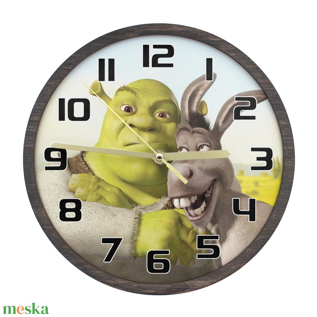 Dekoratív falióra - Shrek - otthon & életmód - dekoráció - fali és függő dekoráció - falióra & óra - Meska.hu Dekoratív falióra - Shrek - otthon & életmód - dekoráció - fali és függő dekoráció - falióra & óra - Meska.hu