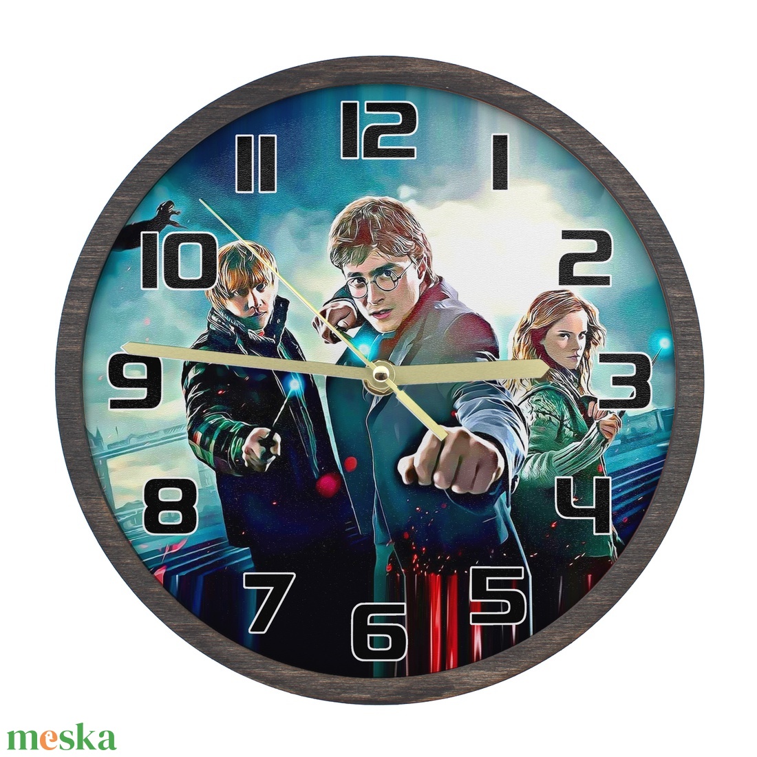 Dekoratív falióra - Harry Potter - otthon & életmód - dekoráció - fali és függő dekoráció - falióra & óra - Meska.hu Dekoratív falióra - Harry Potter - otthon & életmód - dekoráció - fali és függő dekoráció - falióra & óra - Meska.hu
