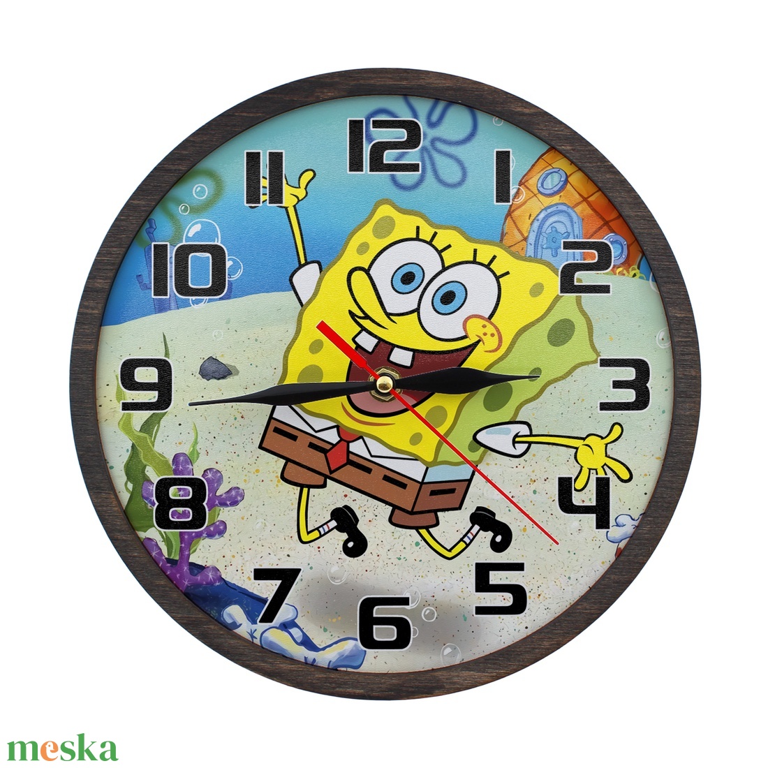 Dekoratív falióra - Spongybob - otthon & életmód - dekoráció - fali és függő dekoráció - falióra & óra - Meska.hu Dekoratív falióra - Spongybob - otthon & életmód - dekoráció - fali és függő dekoráció - falióra & óra - Meska.hu