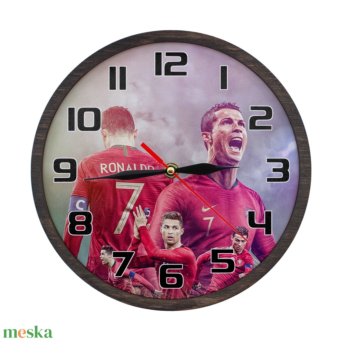 Dekoratív falióra - Cristiano Ronaldo - otthon & életmód - dekoráció - fali és függő dekoráció - falióra & óra - Meska.hu Dekoratív falióra - Cristiano Ronaldo - otthon & életmód - dekoráció - fali és függő dekoráció - falióra & óra - Meska.hu