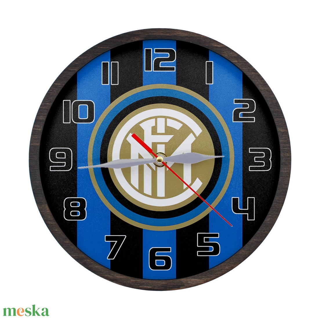 Dekoratív falióra - Inter Milano - otthon & életmód - dekoráció - fali és függő dekoráció - falióra & óra - Meska.hu Dekoratív falióra - Inter Milano - otthon & életmód - dekoráció - fali és függő dekoráció - falióra & óra - Meska.hu