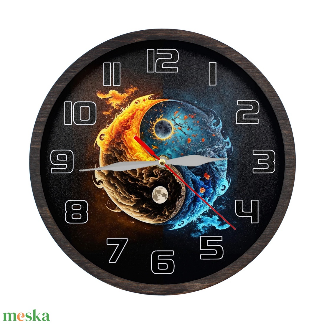 Dekoratív falióra - Yin Yang - otthon & életmód - dekoráció - fali és függő dekoráció - falióra & óra - Meska.hu Dekoratív falióra - Yin Yang - otthon & életmód - dekoráció - fali és függő dekoráció - falióra & óra - Meska.hu