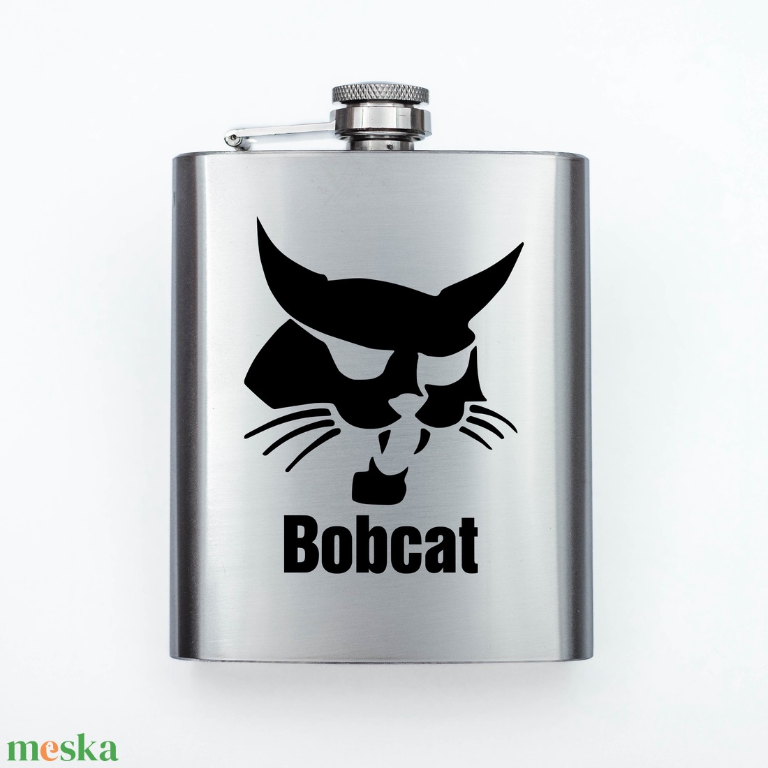 Gravírozott fém flaska - Bobcat - otthon & életmód - konyhafelszerelés, tálalás - flaska, csatos üveg - Meska.hu Gravírozott fém flaska - Bobcat - otthon & életmód - konyhafelszerelés, tálalás - flaska, csatos üveg - Meska.hu