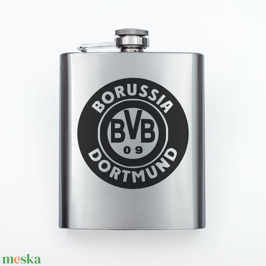 Gravírozott fém flaska - Borussia Dortmund - otthon & életmód - konyhafelszerelés, tálalás - flaska, csatos üveg - Meska.hu Gravírozott fém flaska - Borussia Dortmund - otthon & életmód - konyhafelszerelés, tálalás - flaska, csatos üveg - Meska.hu