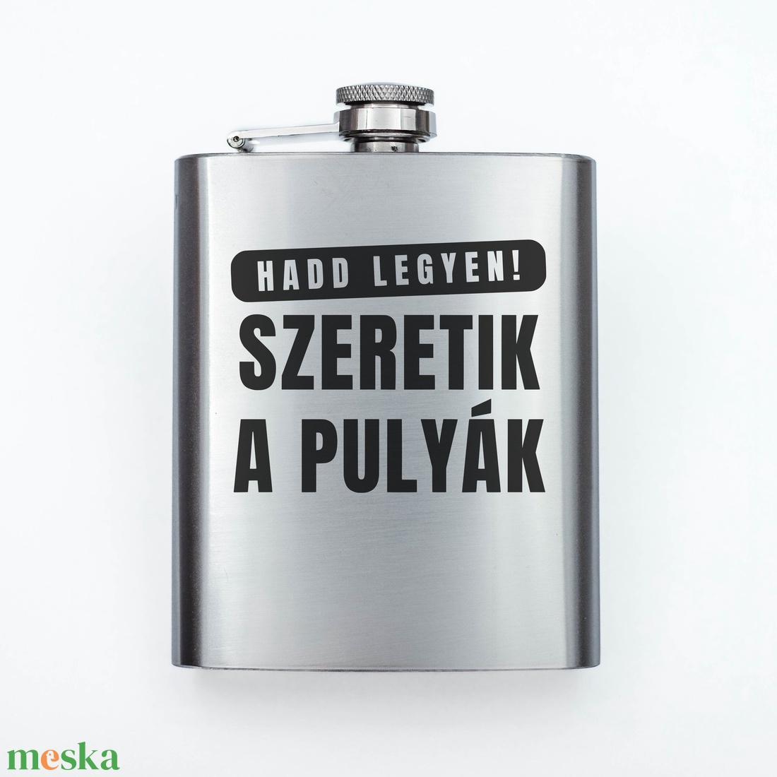 Gravírozott fém flaska - Hadd legyen - otthon & életmód - konyhafelszerelés, tálalás - flaska, csatos üveg - Meska.hu Gravírozott fém flaska - Hadd legyen - otthon & életmód - konyhafelszerelés, tálalás - flaska, csatos üveg - Meska.hu