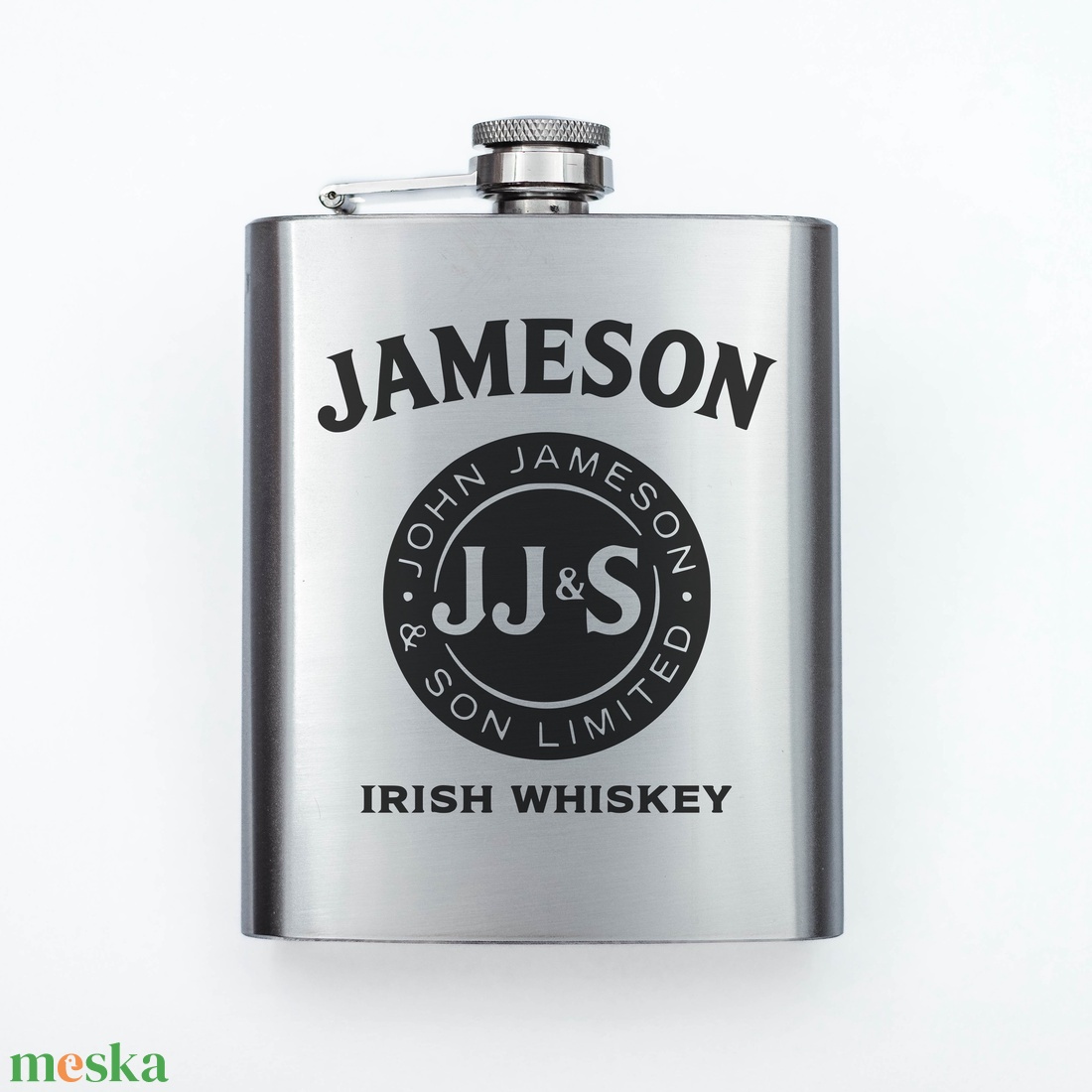 Gravírozott fém flaska - Jameson - otthon & életmód - konyhafelszerelés, tálalás - flaska, csatos üveg - Meska.hu Gravírozott fém flaska - Jameson - otthon & életmód - konyhafelszerelés, tálalás - flaska, csatos üveg - Meska.hu