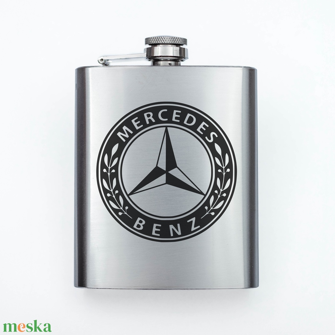 Gravírozott fém flaska - Mercedes - otthon & életmód - konyhafelszerelés, tálalás - flaska, csatos üveg - Meska.hu Gravírozott fém flaska - Mercedes - otthon & életmód - konyhafelszerelés, tálalás - flaska, csatos üveg - Meska.hu