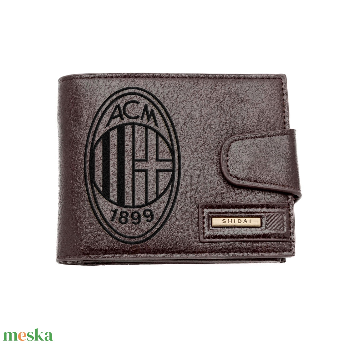 Gravírozott barna pénztárca - AC Milan - táska & tok - pénztárca & más tok - pénztárca - férfi pénztárca - Meska.hu Gravírozott barna pénztárca - AC Milan - táska & tok - pénztárca & más tok - pénztárca - férfi pénztárca - Meska.hu