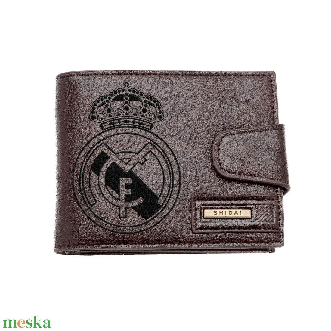 Gravírozott barna pénztárca - Real Madrid - táska & tok - pénztárca & más tok - pénztárca - férfi pénztárca - Meska.hu Gravírozott barna pénztárca - Real Madrid - táska & tok - pénztárca & más tok - pénztárca - férfi pénztárca - Meska.hu