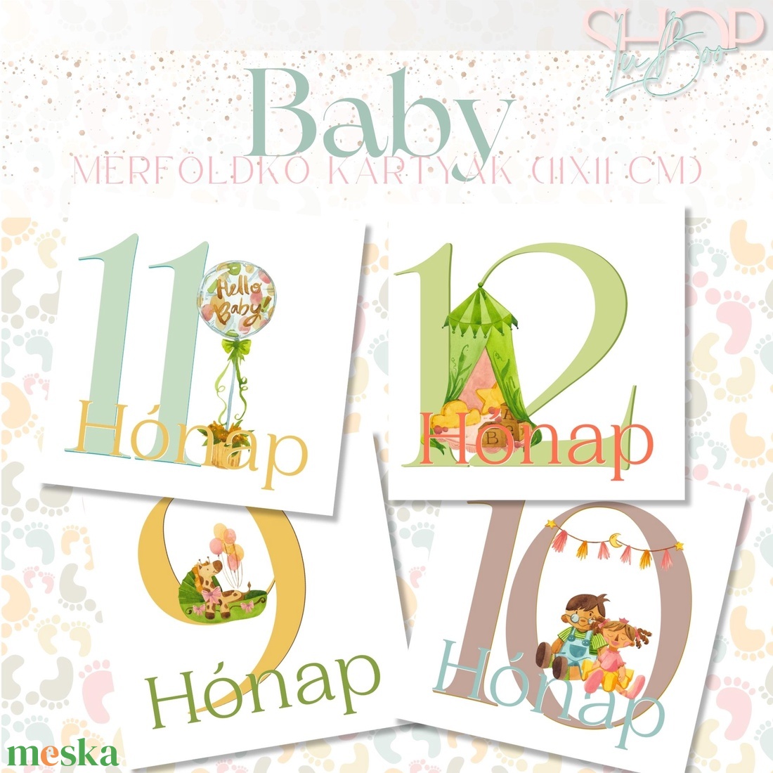 Mérföldkő kártyák - Baby (11x11 cm) - otthon & életmód - papír, írószer - matrica, matrica csomag - Meska.hu Mérföldkő kártyák - Baby (11x11 cm) - otthon & életmód - papír, írószer - matrica, matrica csomag - Meska.hu
