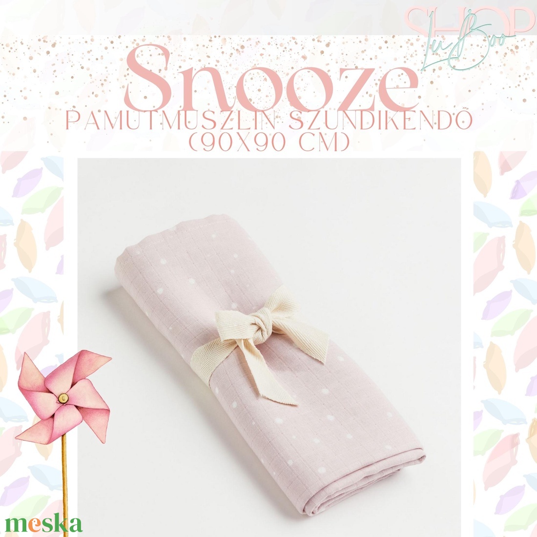 Snooze - Névre szóló pamutmuszlin szundikendő (90x90 cm) - otthon & életmód - babaszoba, gyerekszoba - babatakaró, gyerek pléd - Meska.hu