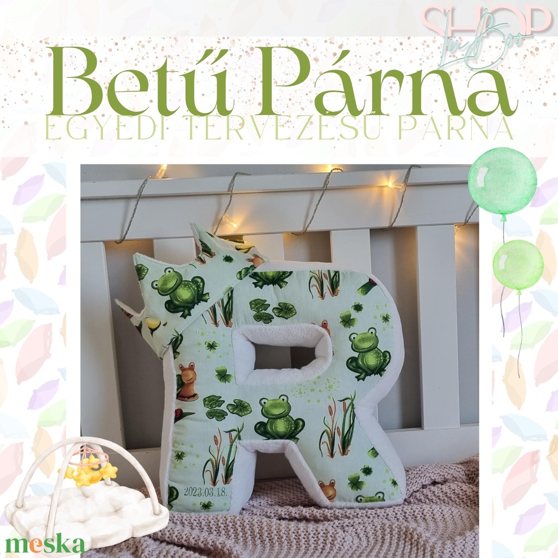 Betű Párna - Egyedi tervezésű párna - otthon & életmód - lakástextil - párna & párnahuzat - Meska.hu
