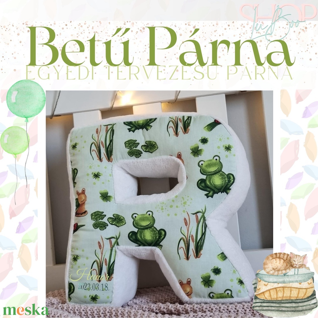 Betű Párna - Egyedi tervezésű párna - otthon & életmód - lakástextil - párna & párnahuzat - Meska.hu