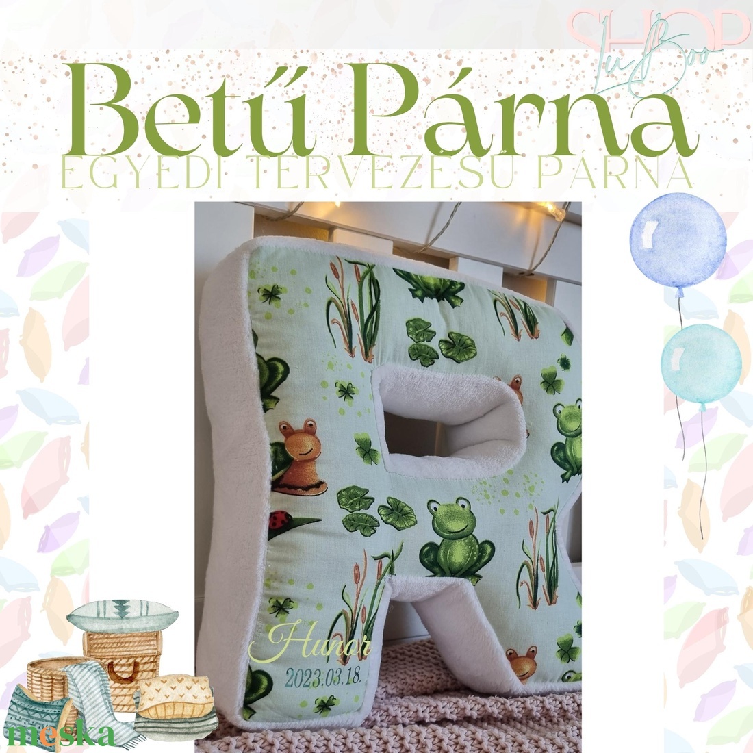 Betű Párna - Egyedi tervezésű párna - otthon & életmód - lakástextil - párna & párnahuzat - Meska.hu