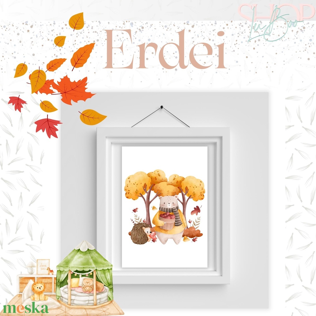 Erdei poszter (3 darabos) - otthon & életmód - dekoráció - kép & falikép - 3d képek - Meska.hu